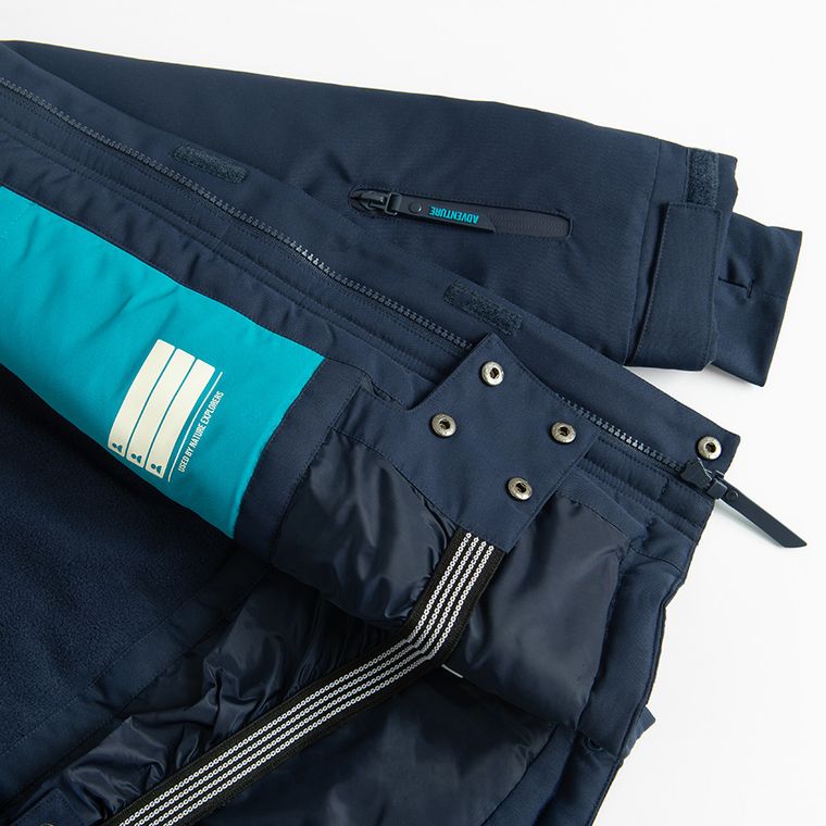 Cool Club, Kurtka narciarska chłopięca z kapturem, ocieplana, mix