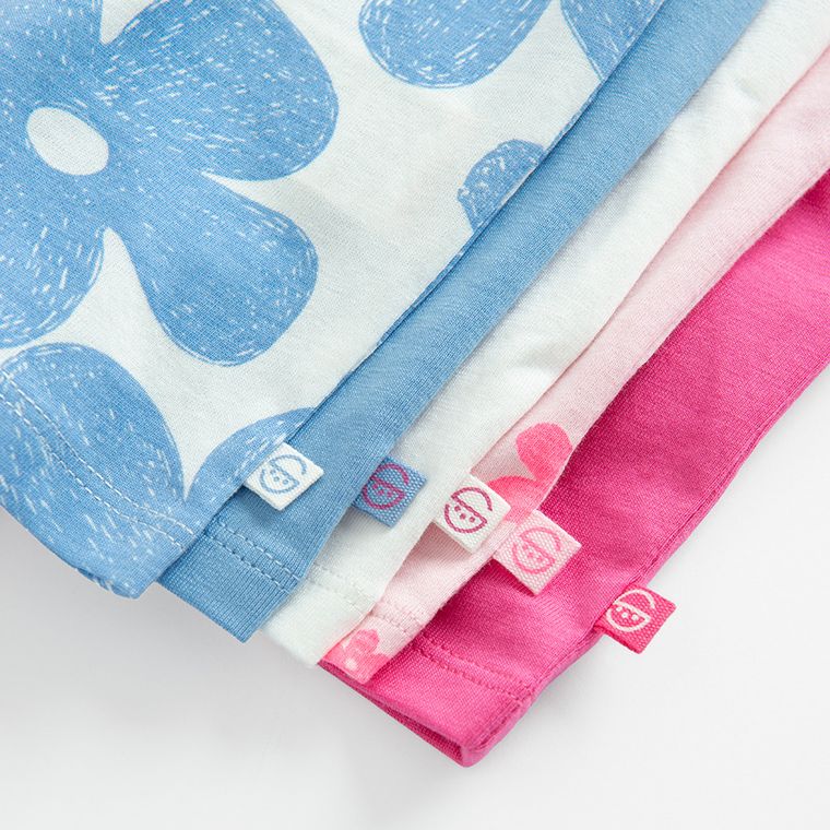 Cool Club, Luźny t-shirt dziewczęcy, mix, zestaw, 5 szt.