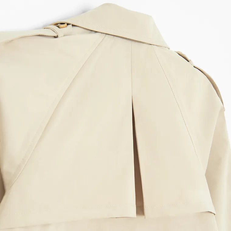 Cool Club, Płaszcz dziewczęcy, cropped, beżowy