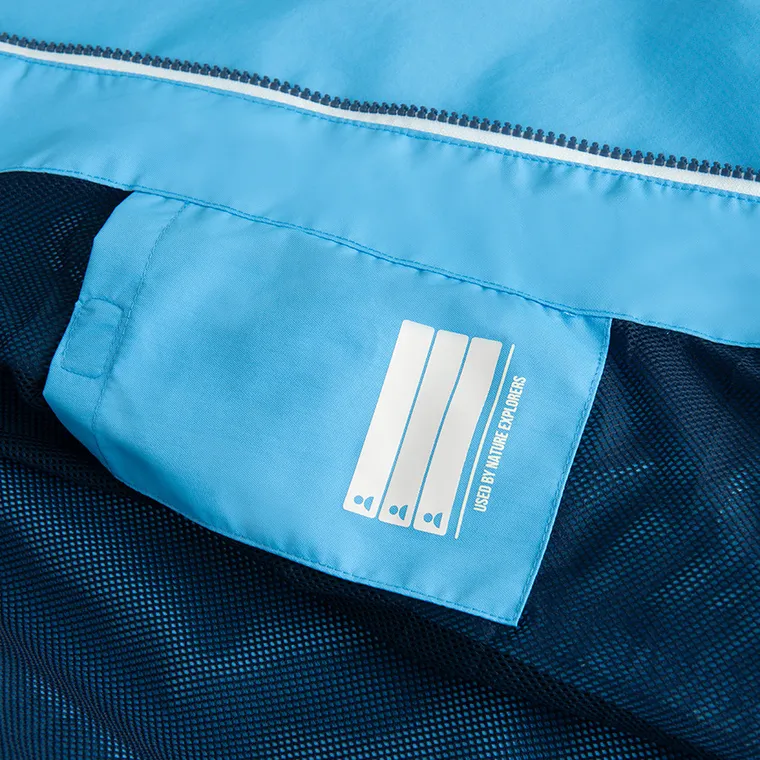 Cool Club, Przeciwdeszczowa kurtka chłopięca z kapturem, niebieska