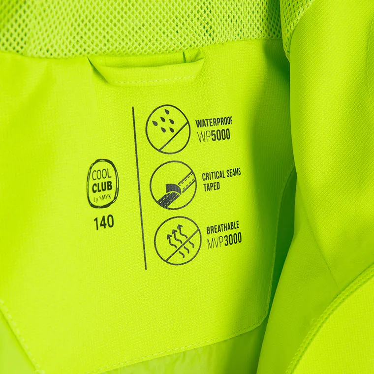 Cool Club, Przeciwdeszczowa kurtka chłopięca z kapturem, zielono-czarna