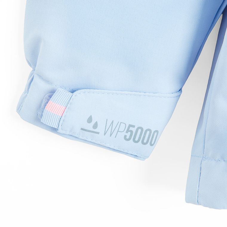 Cool Club, Przeciwdeszczowa kurtka dziewczęca z kapturem, 3w1, Bluza polarowa, rozpinana, niebieska