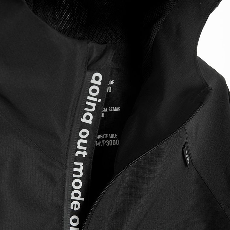 Cool Club, Przeciwdeszczowa kurtka dziewczęca z kapturem, czarna