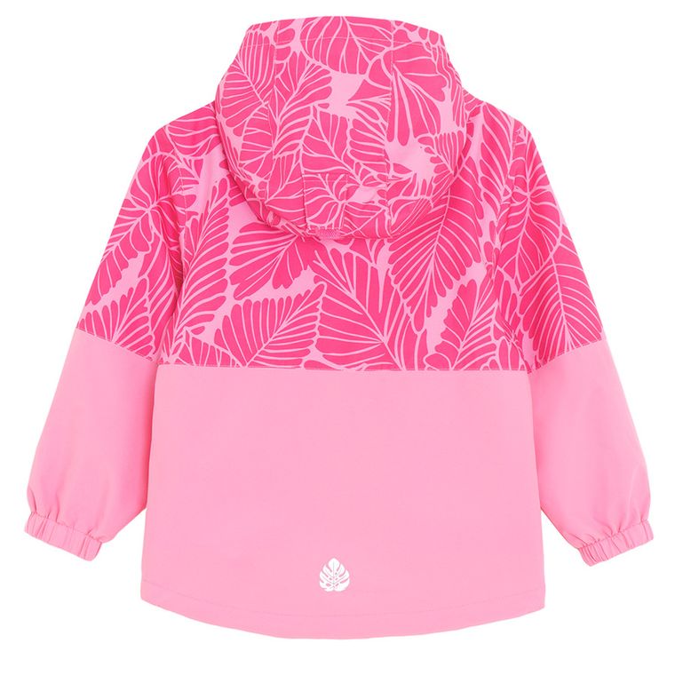 Cool Club, Przeciwdeszczowa kurtka dziewczęca z kapturem, różowa