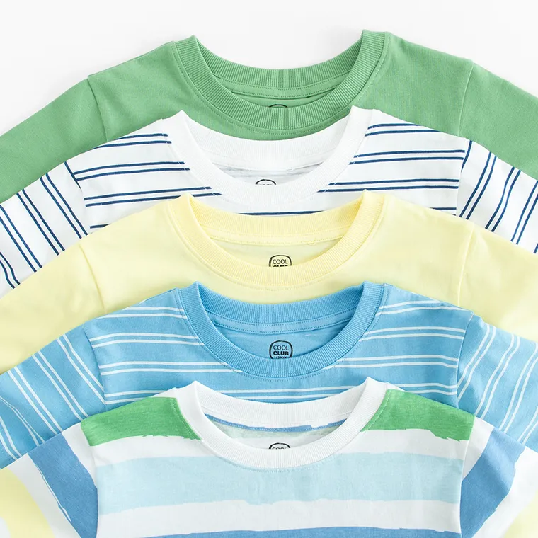 Cool Club, T-shirt chłopięcy, mix, zestaw, 5 szt.
