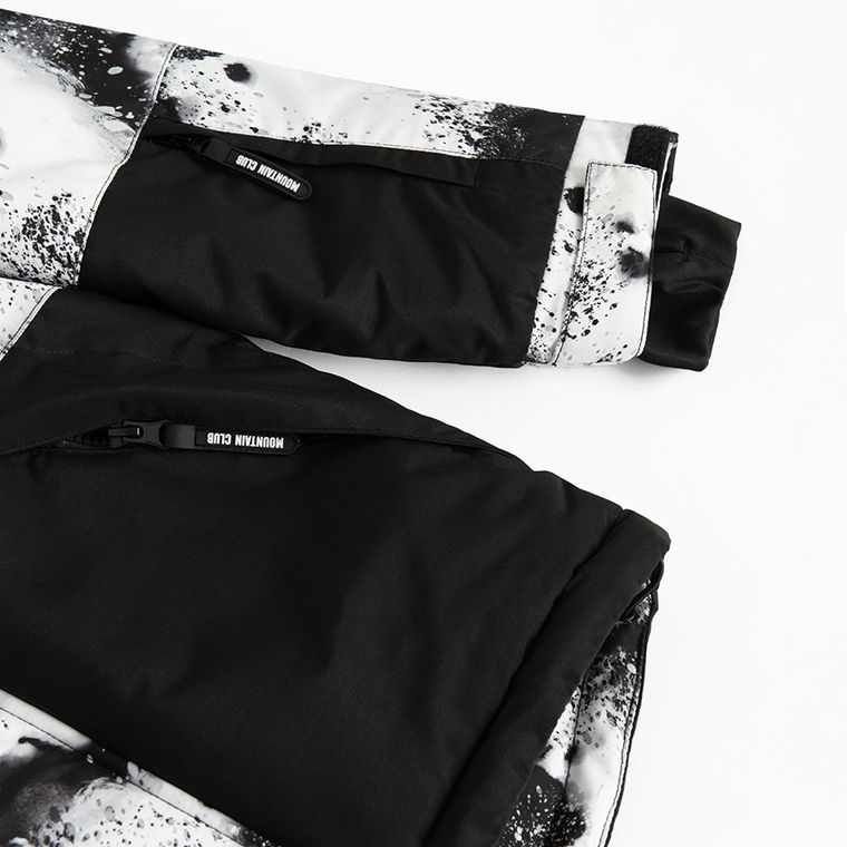 Cool Club, Wodoszczelna kurtka narciarska chłopięca z kapturem, ocieplana, mix