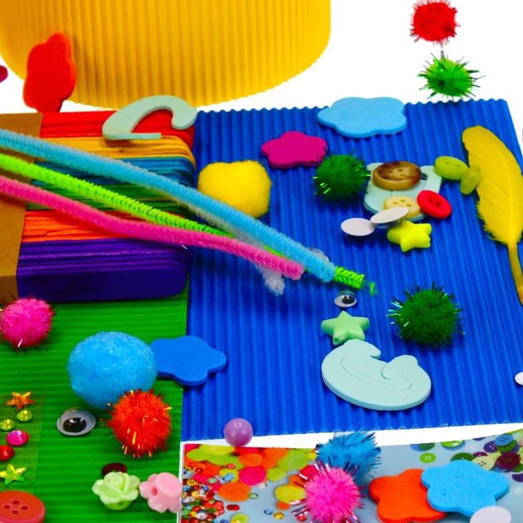 Craft With Fun, Zestaw Kreatywny, 500 elementów