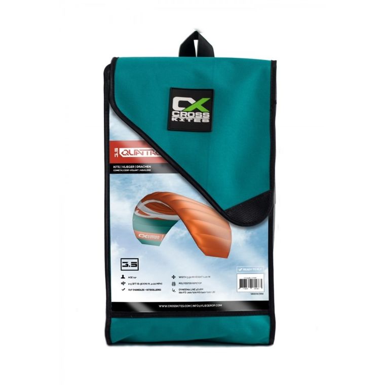 CrossKites, Quattro 1.5, latawiec, Green