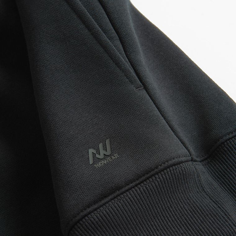 Czarna bluza basic z kapturem oversize NOWEAR