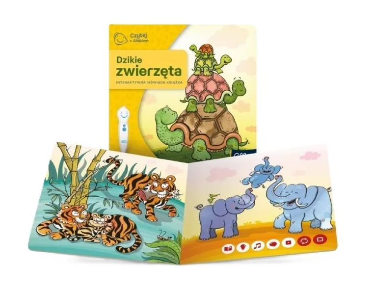 Czytaj z Albikiem. Mini książeczka. Dzikie zwierzęta