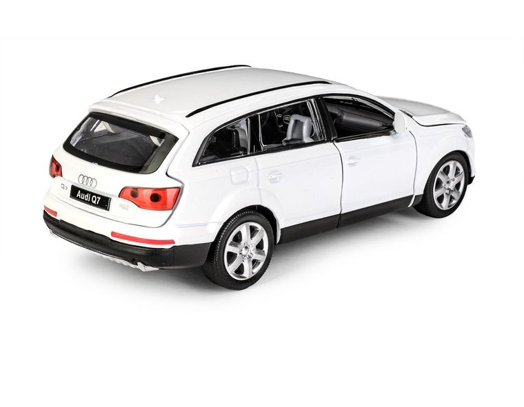 Daffi, MSZ, Audi Q7, pojazd, model metalowy, biały, 1:32