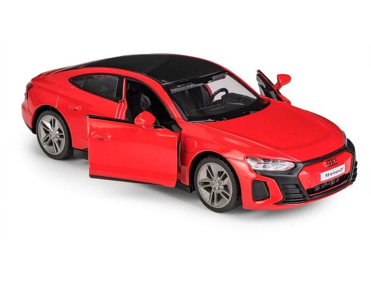 Daffi, MSZ, Audi RS E-Tron GT, pojazd, model metalowy, czerwony, 1:36