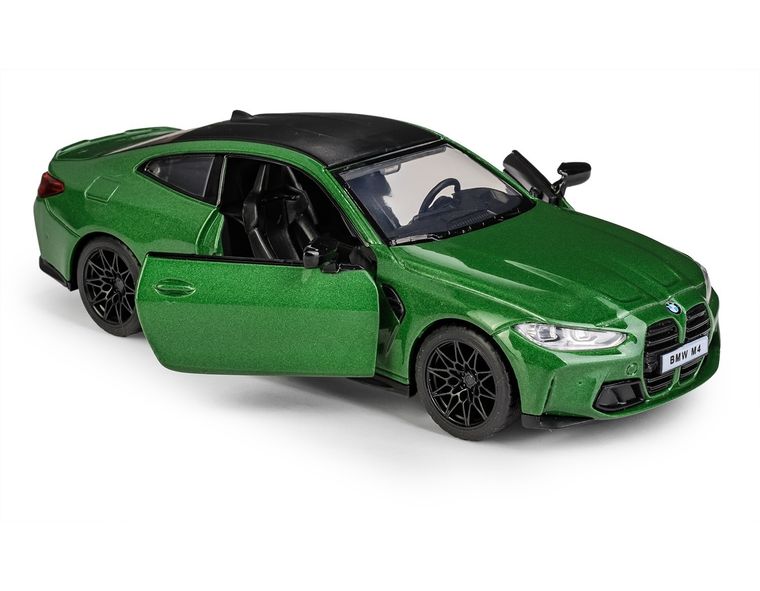 Daffi, MSZ, BMW M4, pojazd, model metalowy, zielony, 1:32