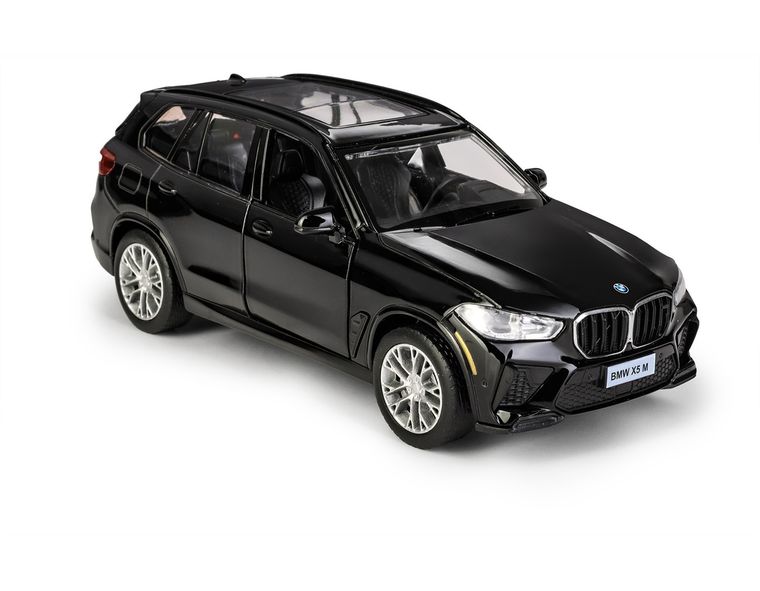 Daffi, MSZ, BMW X5M, pojazd, model metalowy, czarny, 1:32