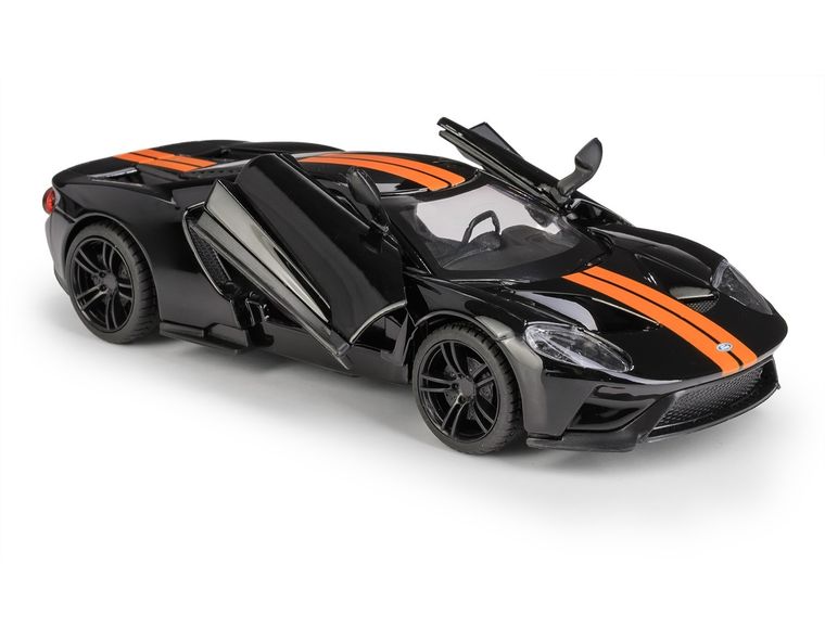 Daffi, MSZ, Ford GT 2017, pojazd, model metalowy, czarny, 1:32