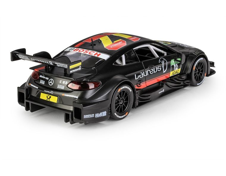 Daffi, MSZ, Mercedes-AMG C 63 DTM, pojazd, model metalowy, czarny, 1:32