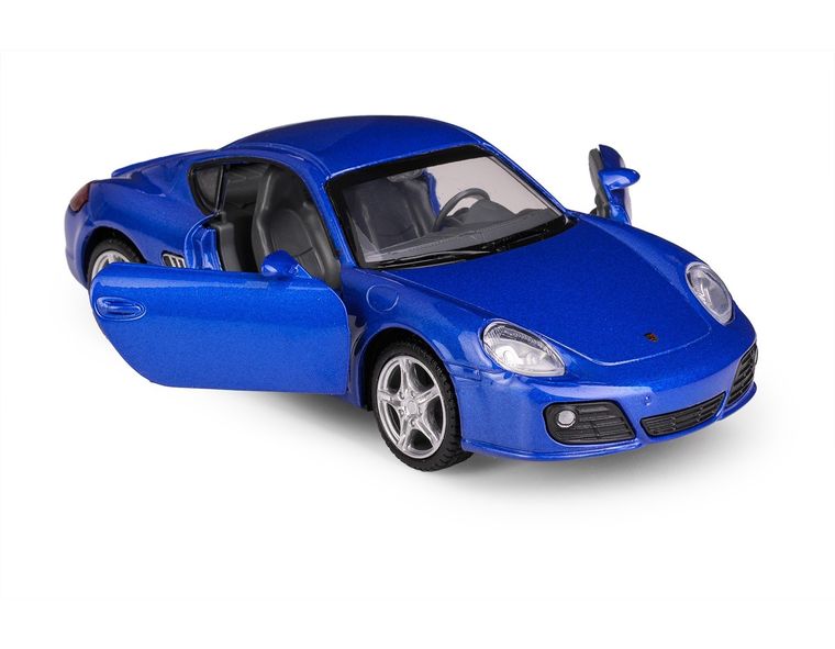 Daffi, MSZ, Porsche Cayman S, pojazd, model metalowy, niebieski, 1:32