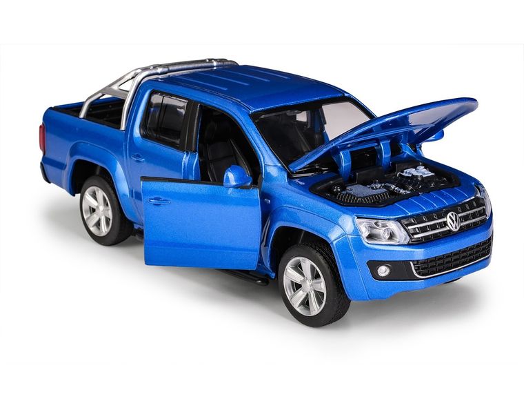 Daffi, MSZ, Volkswagen Amarok, pojazd, model metalowy, niebieski, 1:30