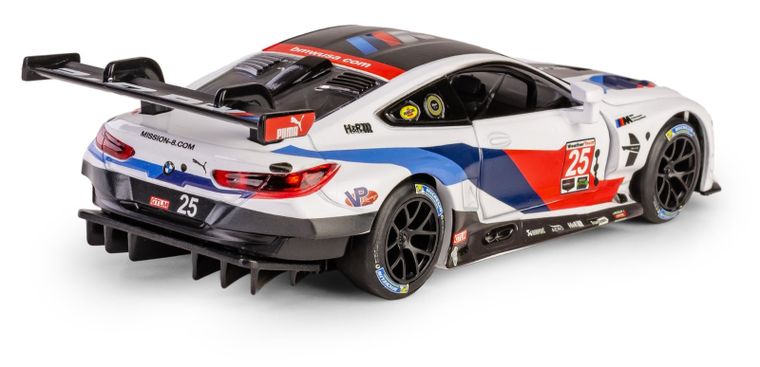 Daffi, RMZ Hobby, BMW M8 GTE 2018 #25, pojazd, interaktywny model metalowy, 1:32