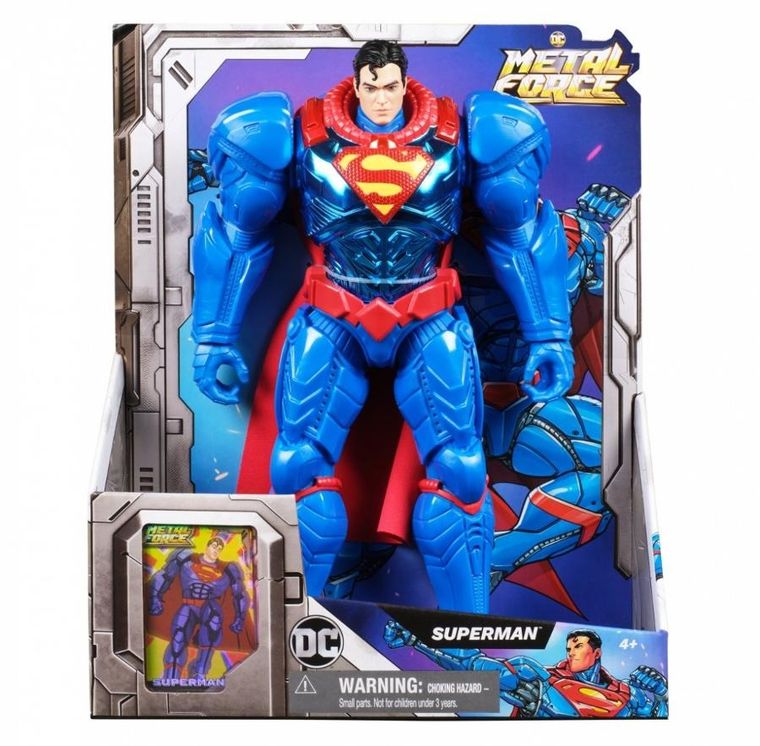 DC Comics, Metal Force, Superman, figurka akcji, 30 cm