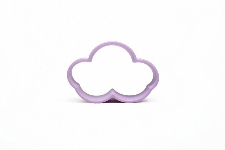 Dena, ludzik i domek, klocki silikonowe, violet pastel