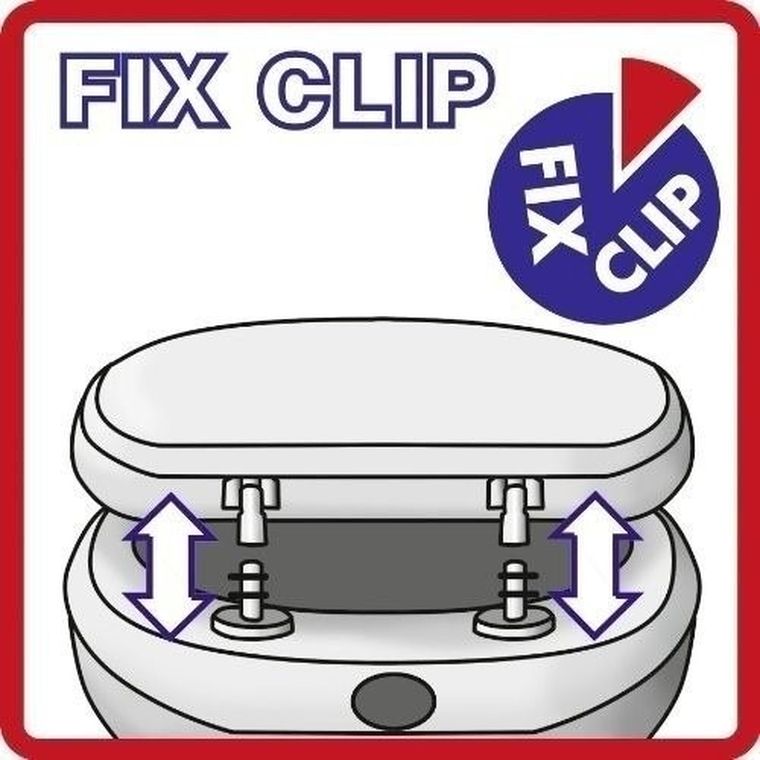 Deska sedesowa, Kos, Thermoplast, biała