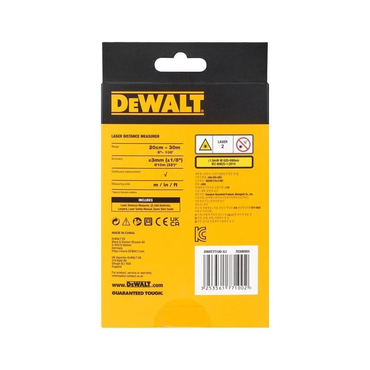 DeWalt, dalmierz laserowy