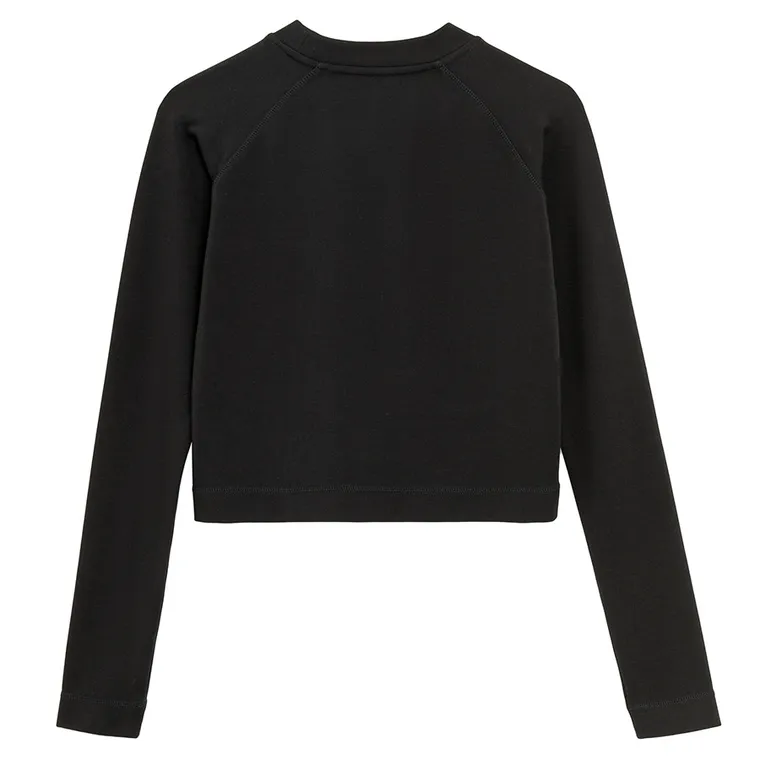 Dopasowana koszulka treningowa crop top NOWEAR