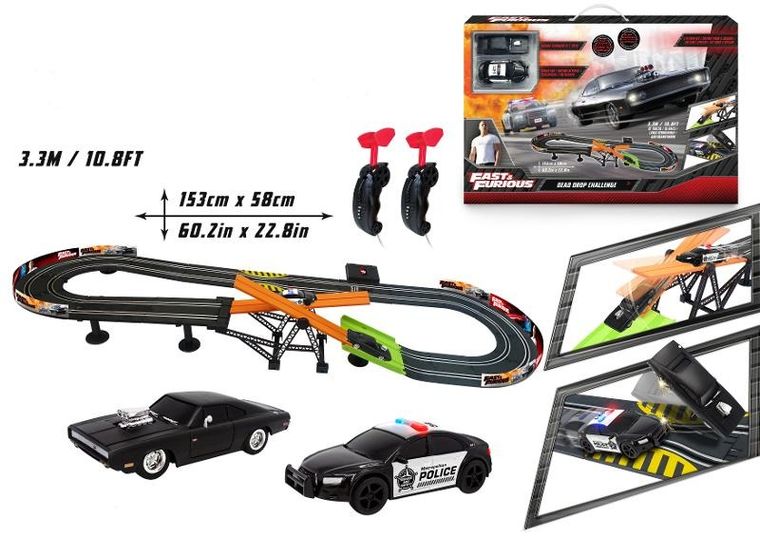 Dragon I, Szybcy i Wściekli, tor wyścigowy z pojazdami, 3,3m
