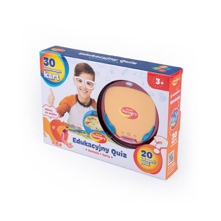 Dumel Discovery, Edukacyjny quiz, konsola i karty, zabawka interaktywna