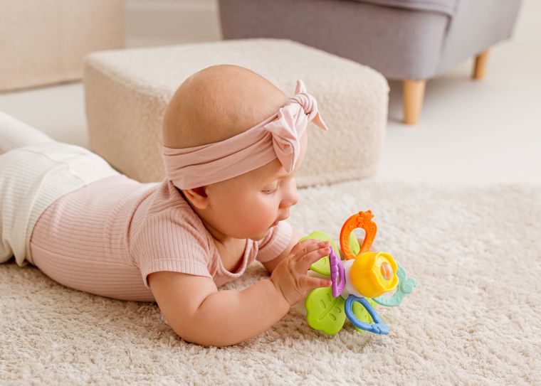 Dumel Discovery, Terkoczący Ogród z przyssawką, Kolorowy, zabawka niemowlęca