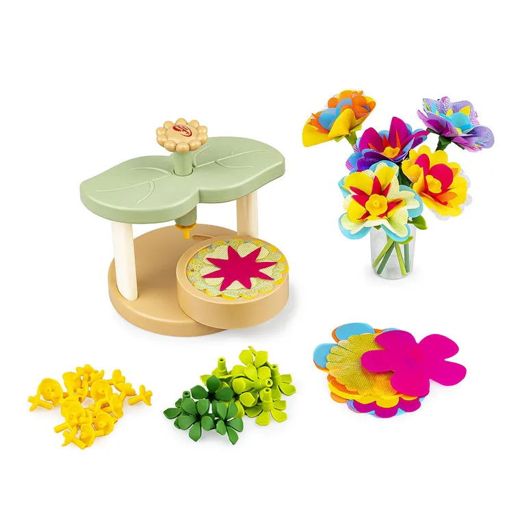 Dumel, Fabryka Radości, Kolorowe kwiaty, zestaw kreatywny do tworzenia kwiatów