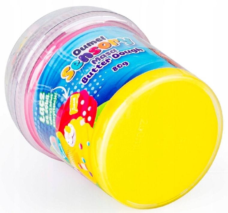 Dumel, Sensory Butter Dough, masa plastyczna w kubeczku, 80g, 1 szt.