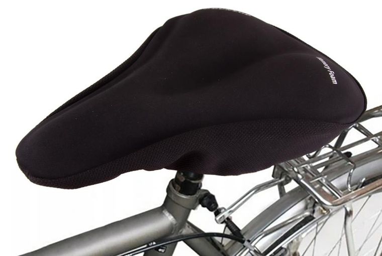 Dunlop, pokrowiec memory foam, na siodło, 290-200mm