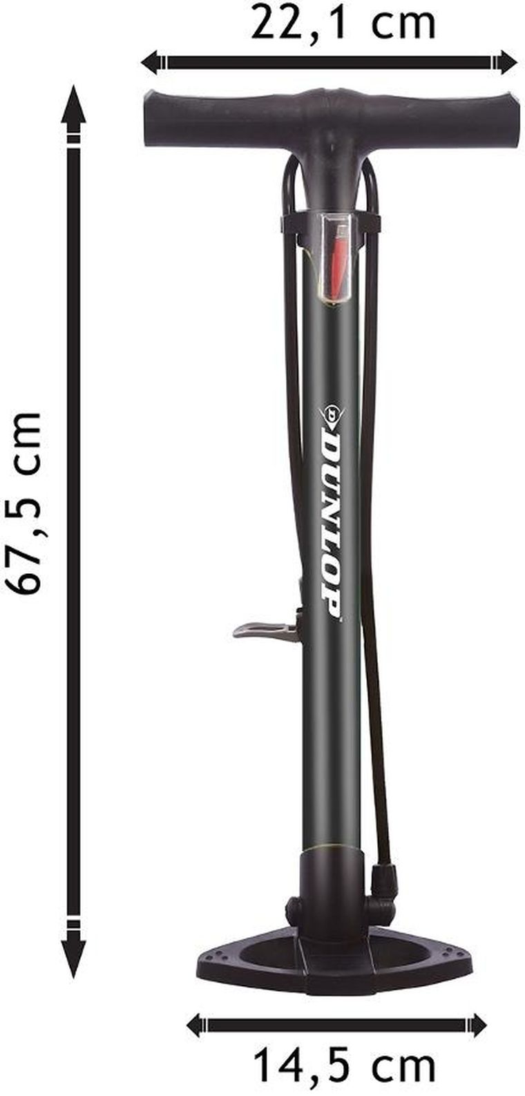 Dunlop, pompka warsztatowa, rowerowa, 174 psi