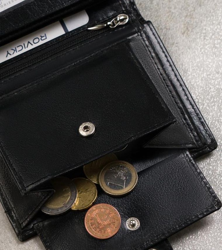 Duży, skórzany portfel męski z systemem RFID Protect, Cavaldi