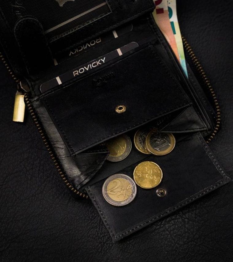 Duży, skórzany portfel w orientacji pionowej z systemem RFID, Always Wild