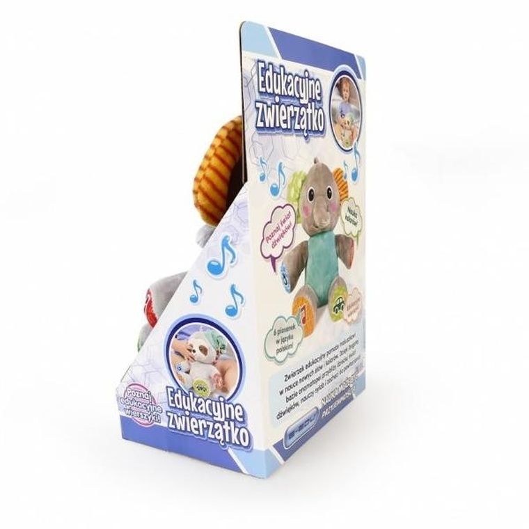 E-Edu, Edukacyjne zwierzątko, maskotka interaktywna, słonik