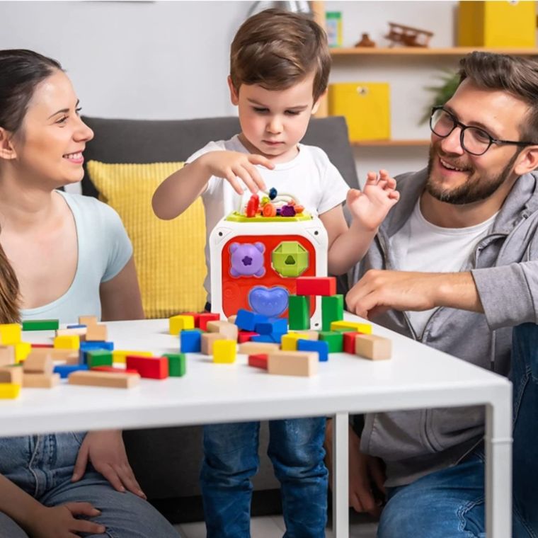 E-Edu, kostka aktywności, zabawka edukacyjna