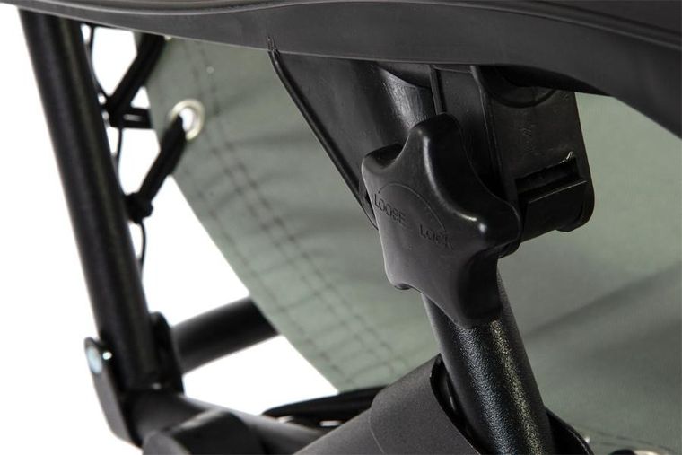 Enero, Bliss, leżak ogrodowy z zagłówkiem, składany, szary