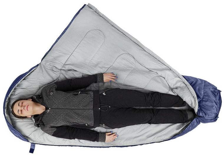 Enero Camp, Nepal, śpiwór, granatowy, 210-80-50 cm
