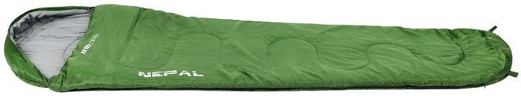 Enero Camp, śpiwór Nepal, ciemnozielony, 210-80-50 cm