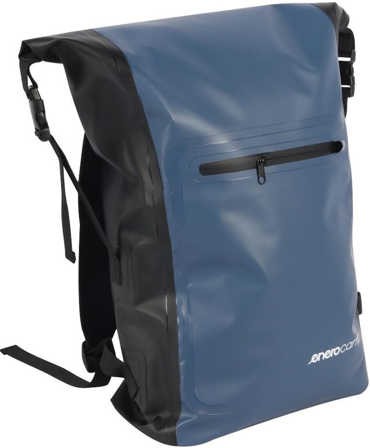 Enero Camp, wodoszczelny plecak turystyczny, granatowy, 25l