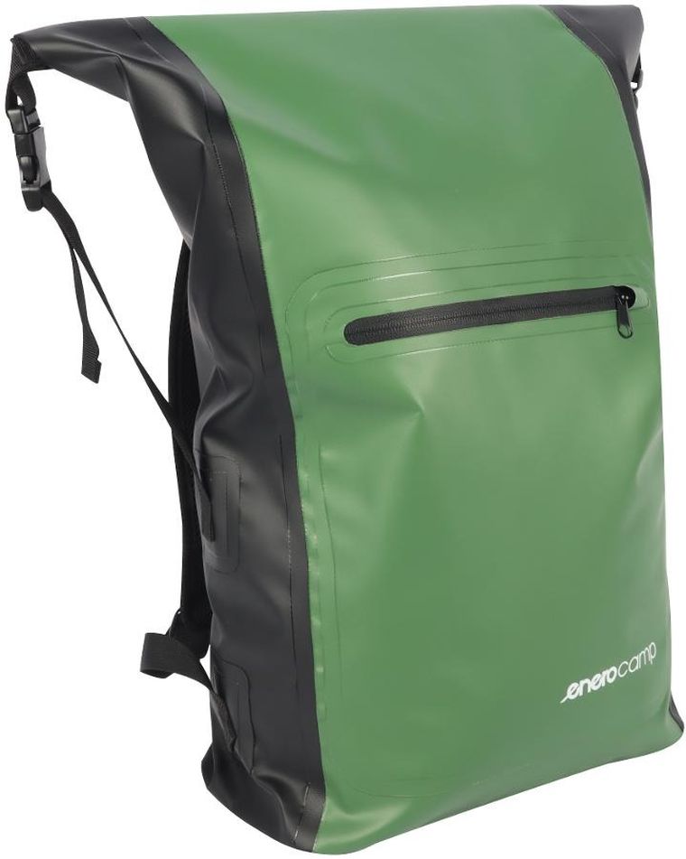 Enero Camp, wodoszczelny plecak turystyczny, zielony, 25l