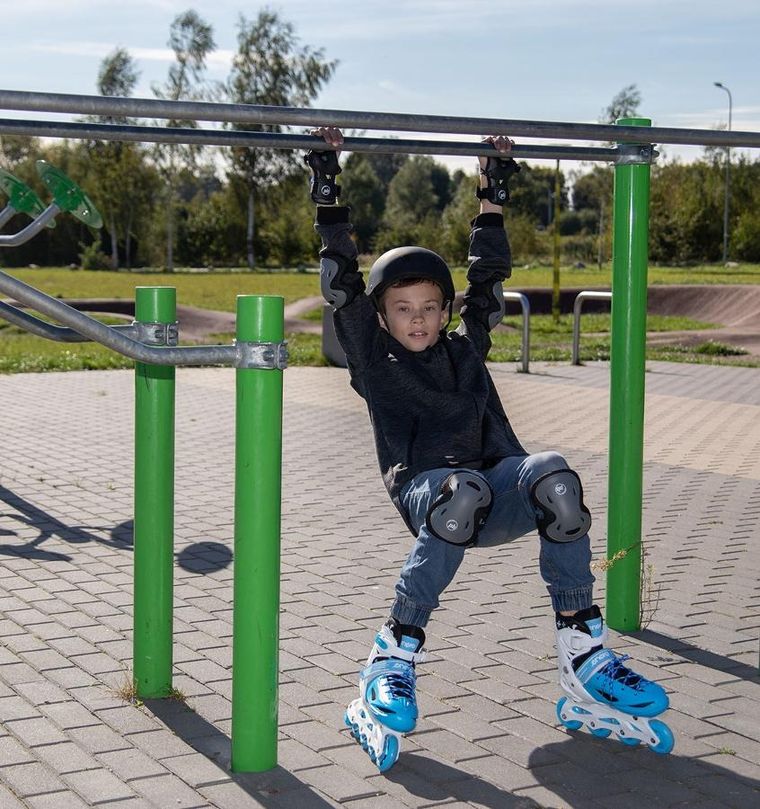 Enero, łyżworolki, wrotki, łyżwy, 4w1, rozmiar 26-29, niebieskie