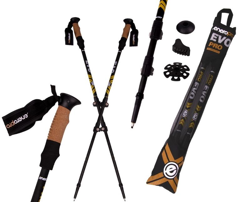 Enero Pro, kije nordic walking EVO z pokrowcem