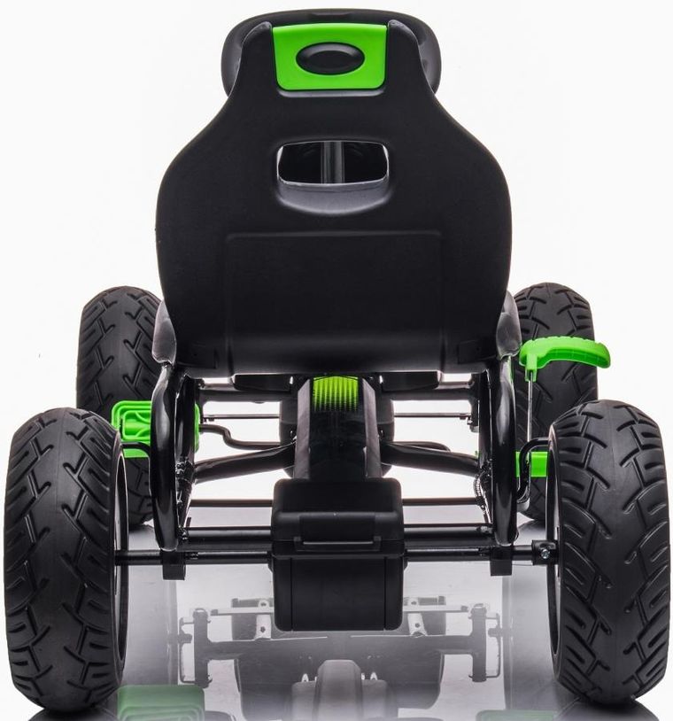 Enero Toys, gokart na pedały, czarno zielony