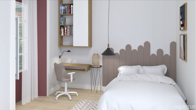 Entelo, Duo, krzesło młodzieżowe z podłokietnikami, wzrost 146-176,5 cm, różowe