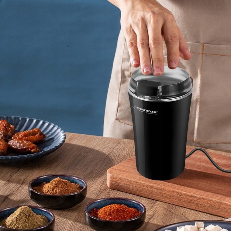 Esperanza, młynek do kawy ristretto, czarny, ekc008k