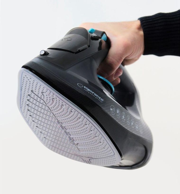 Esperanza, Velvet Ceramic, żelazko parowe bezprzewodowe, 2600W